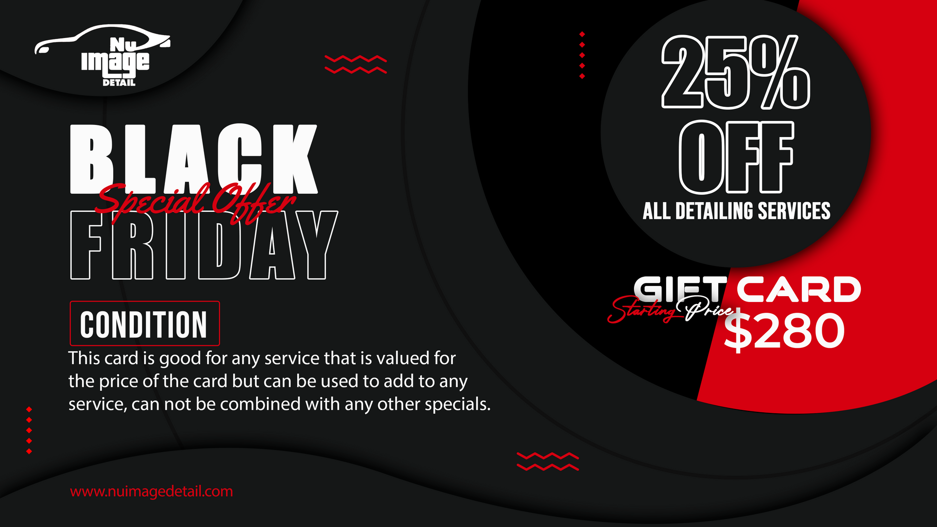 <p>Black Friday Detailing Deal</p>