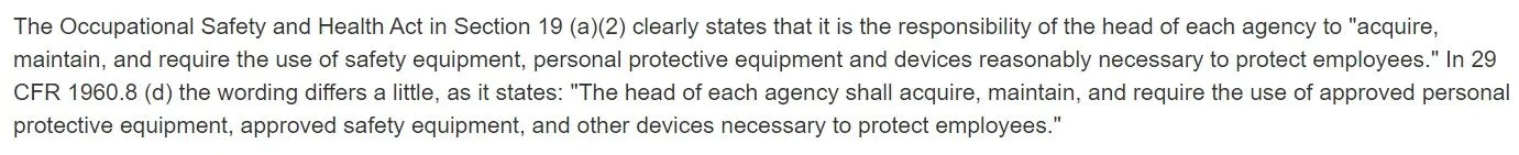 <p><span style="color: rgb(33, 33, 33);">Excerpt of OSHA’s proposal summary</span></p>