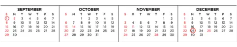 <p><span style="color: rgb(11, 97, 56);">Installation Dates</span></p>