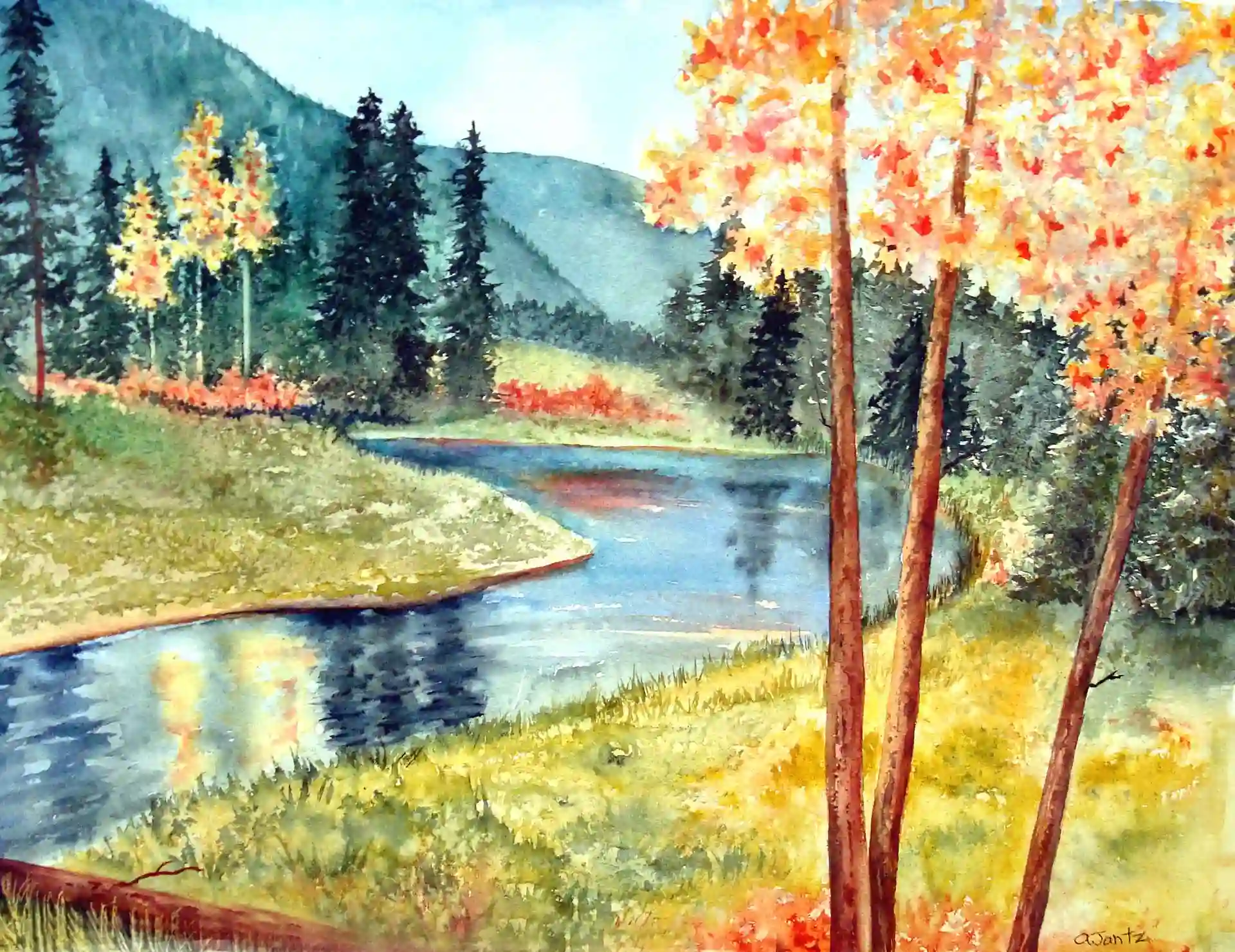 <p>AUTUMN IN THE ROCKY MOUNTAINS</p>