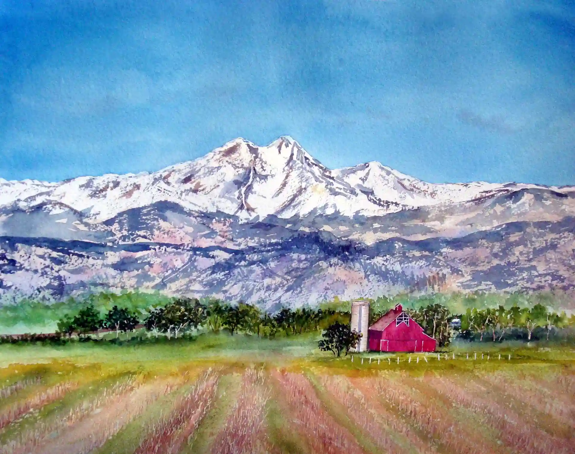 <p>MOUNT MEEKER AND LONGS PEAK, COLORADO</p>