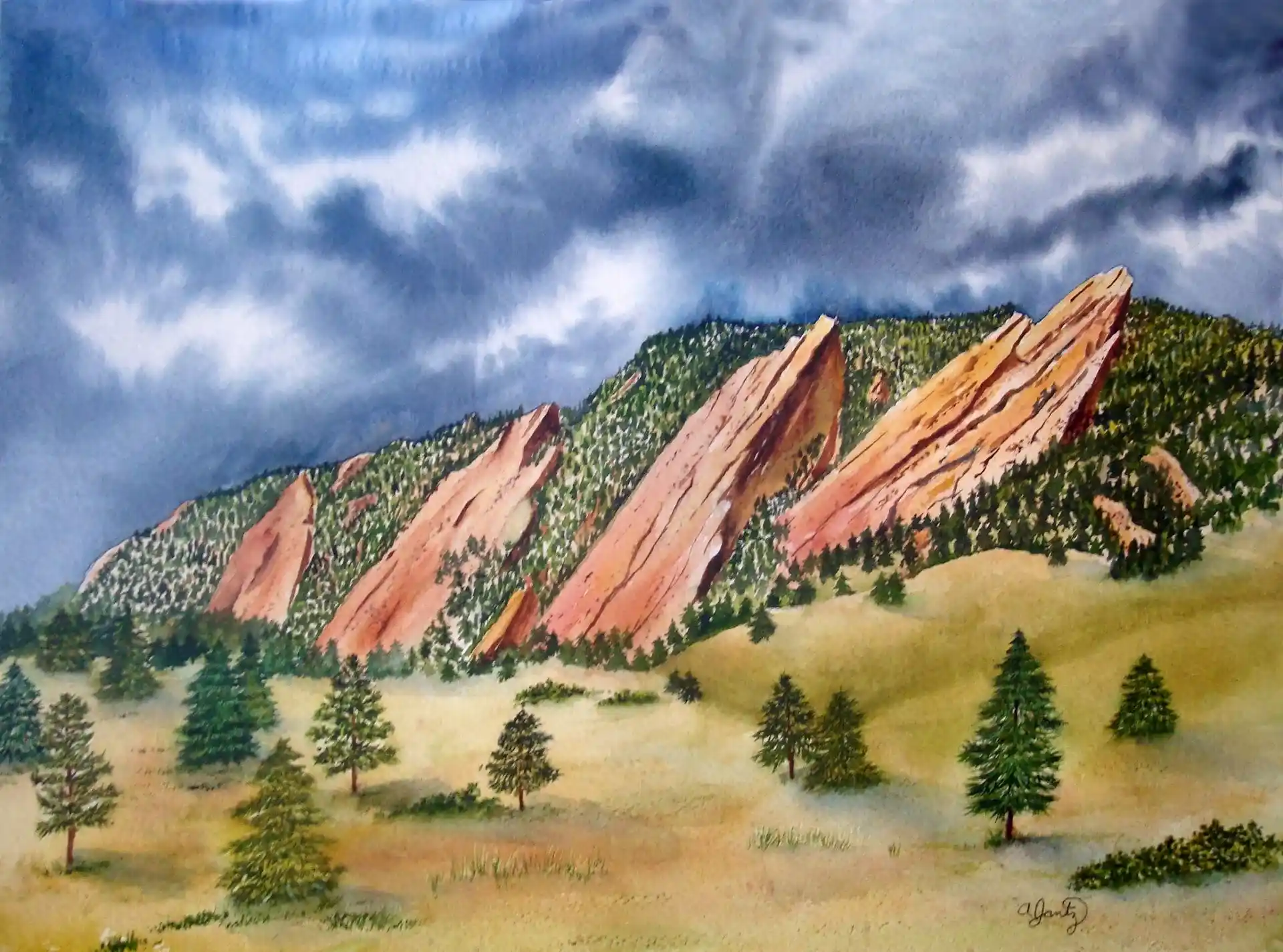 <p>STORMY FLATIRONS</p>